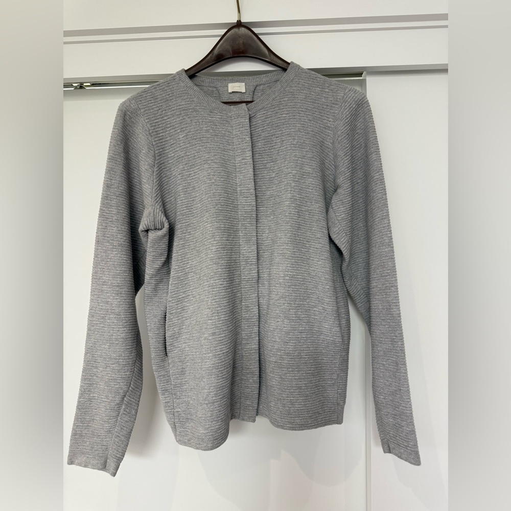 CT Plage Cotton Zippered Cardigan